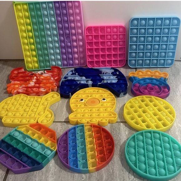 Other - Colorful Pop It Fidget Toy Set